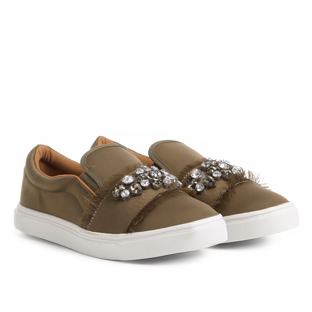 Slip On Zatz Pedras Feminino - Verde | Netshoes