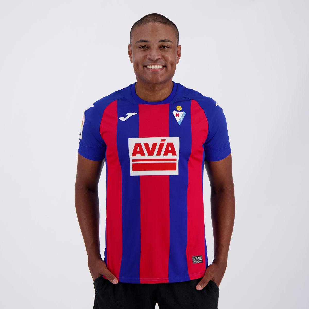 Camisa Eibar Home 20/21 s/n° Torcedor Joma Masculina