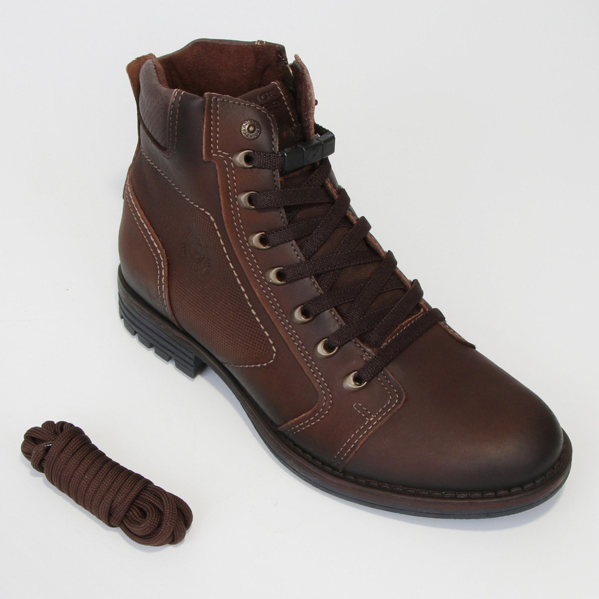 Bota Couro Pegada Cano Alto Masculina - Tam: 38 - 1