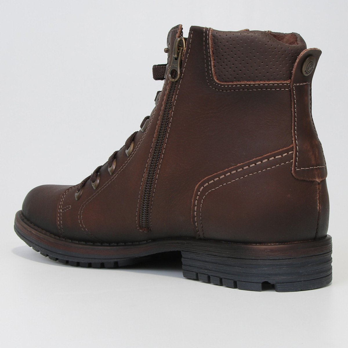 Bota Couro Pegada Cano Alto Masculina - Tam: 38 - 3