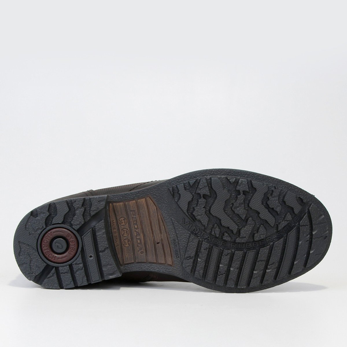 Bota Couro Pegada Cano Alto Masculina - Tam: 38 - 4