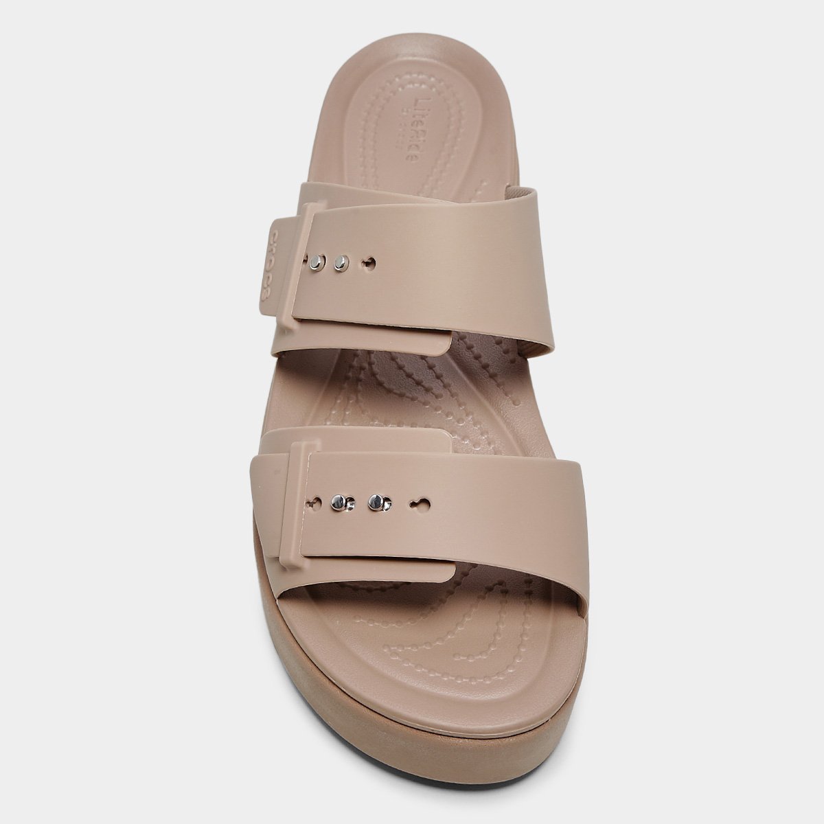 Sandália Crocs Brooklyn Buckle LowWdg Feminina - Tam: 39 - 2