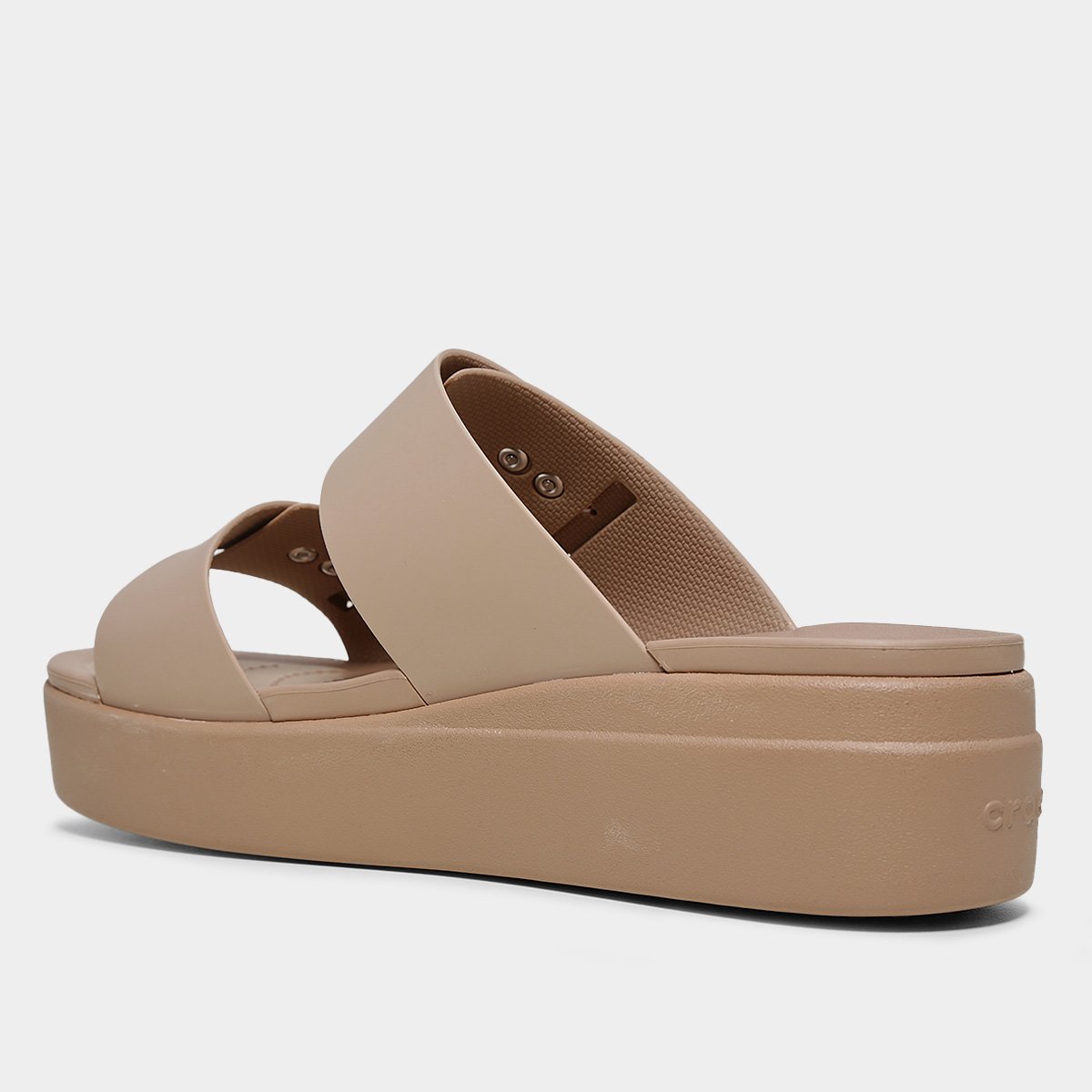 Sandália Crocs Brooklyn Buckle LowWdg Feminina - Tam: 39 - 3