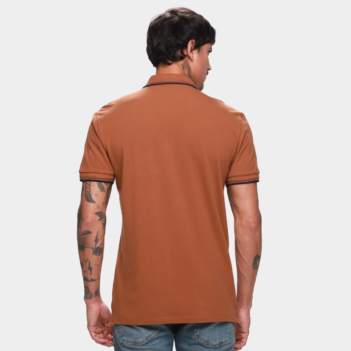 Camisa Polo Calvin Klein Casual Masculina - Tam: P - 1