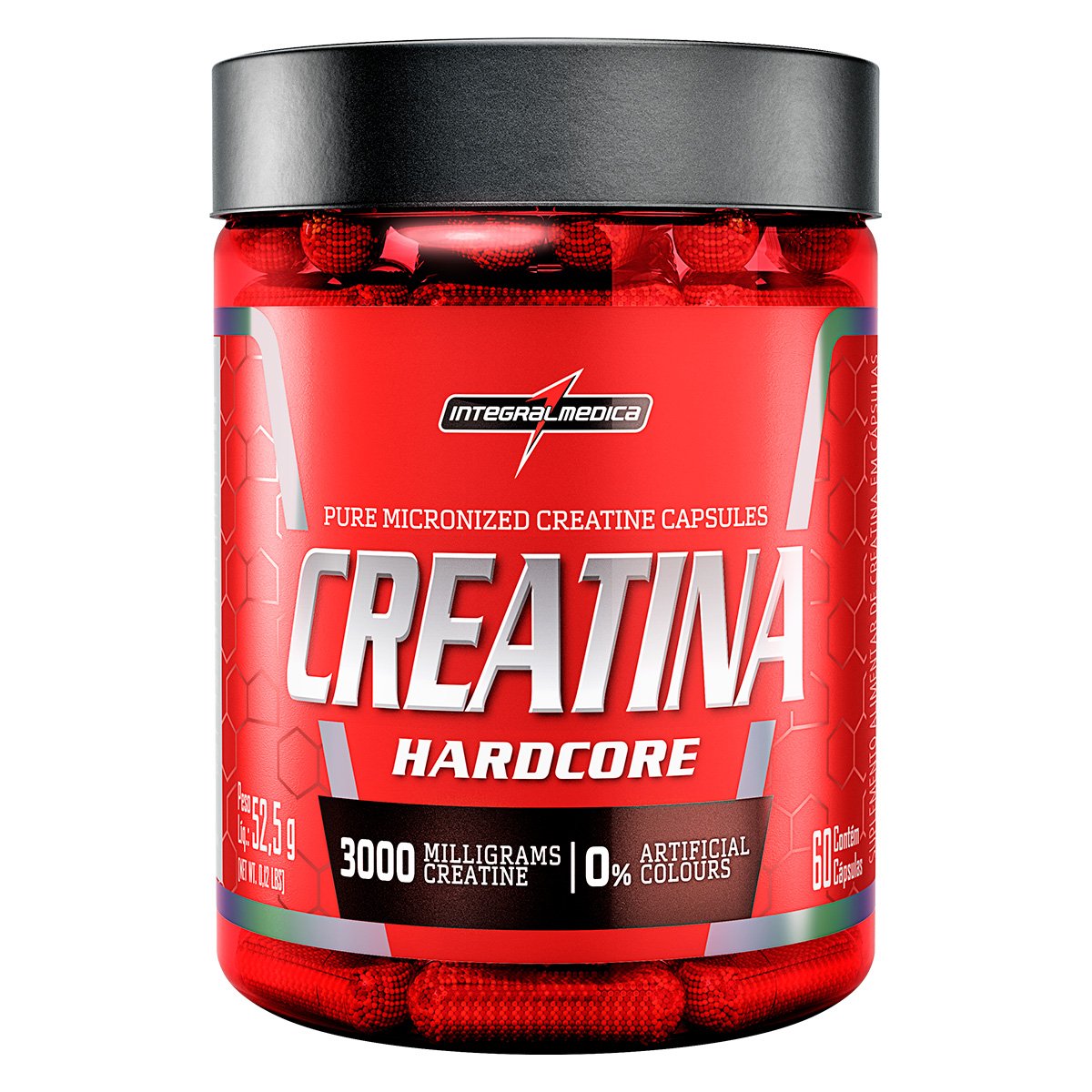 Creatina Reload Hardcore 60 caps - IntegralMédica