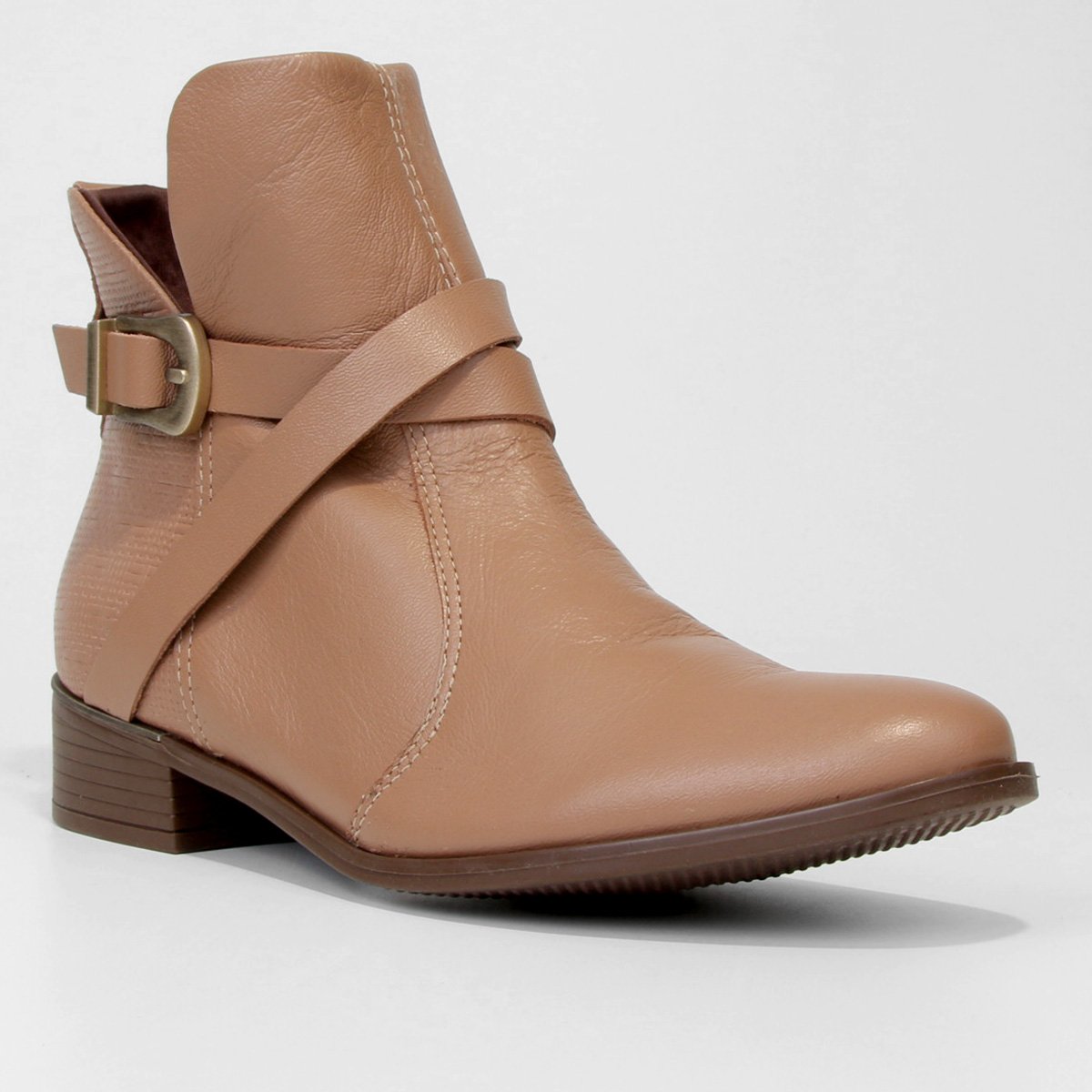 Bota Couro Ramarim Fivela Tiras Feminina - Tam: 35 - 1