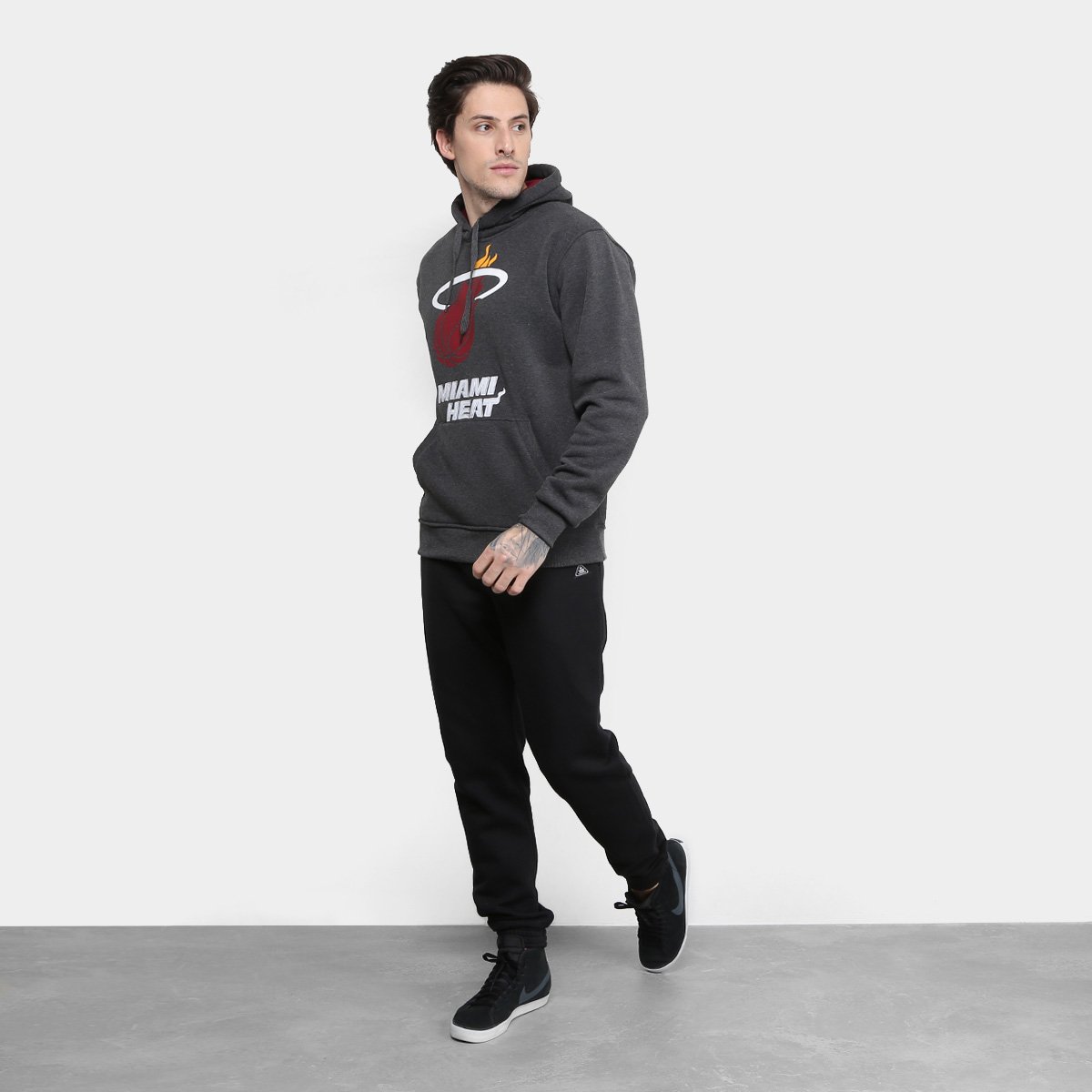 nike miami heat moletom com capuz