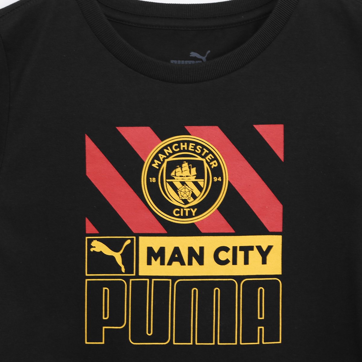 Camiseta Infantil Manchester City Puma Ftblcore - Tam: 8A - 1