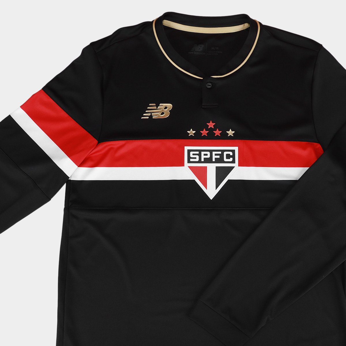 Camisa Manga Longa São Paulo III 25/26 s/n Jogador Comemorativa New Balance Masculina - Tam: P - 4