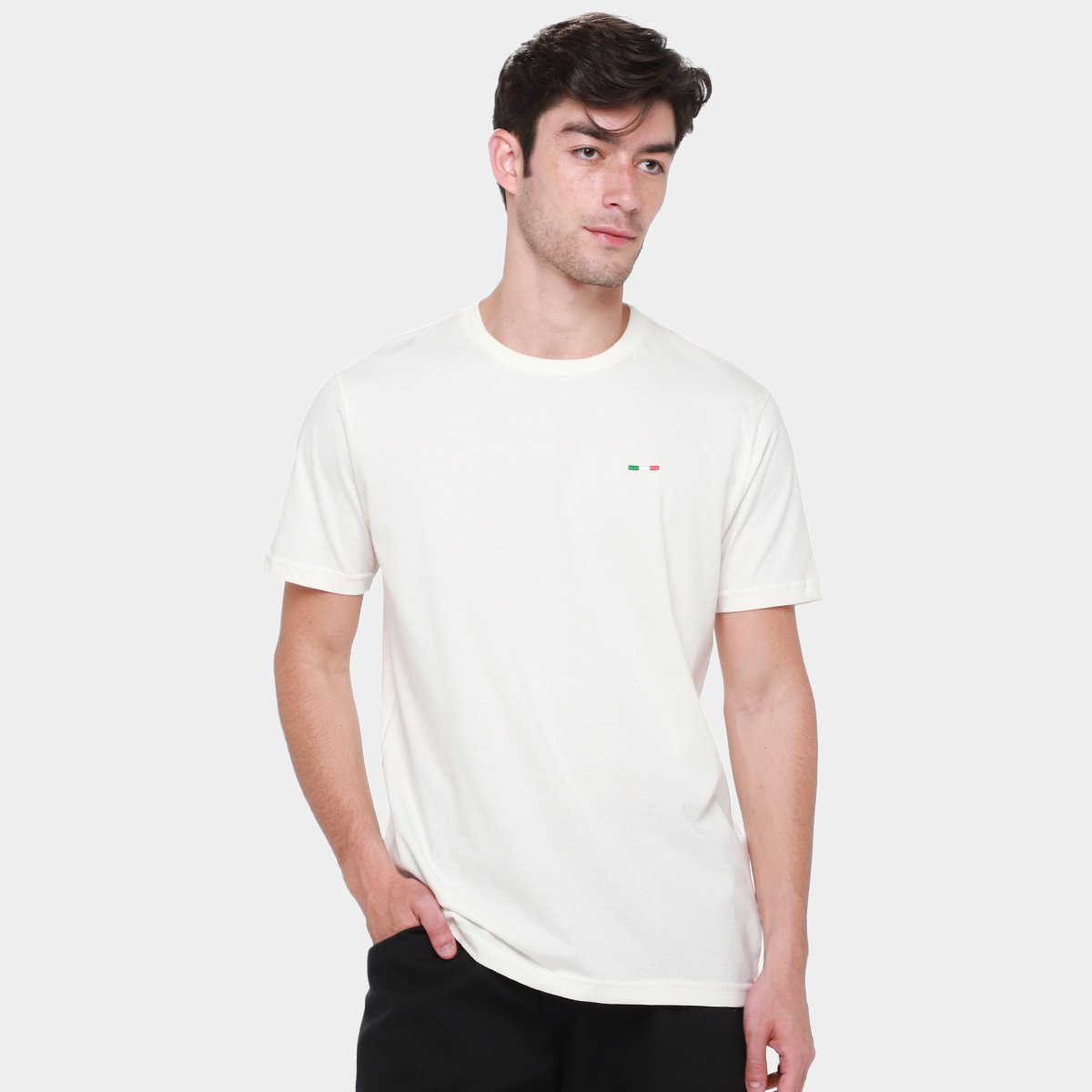 Kit Camiseta Industrie Casual Masculina - 2 peças - Tam: P - 3