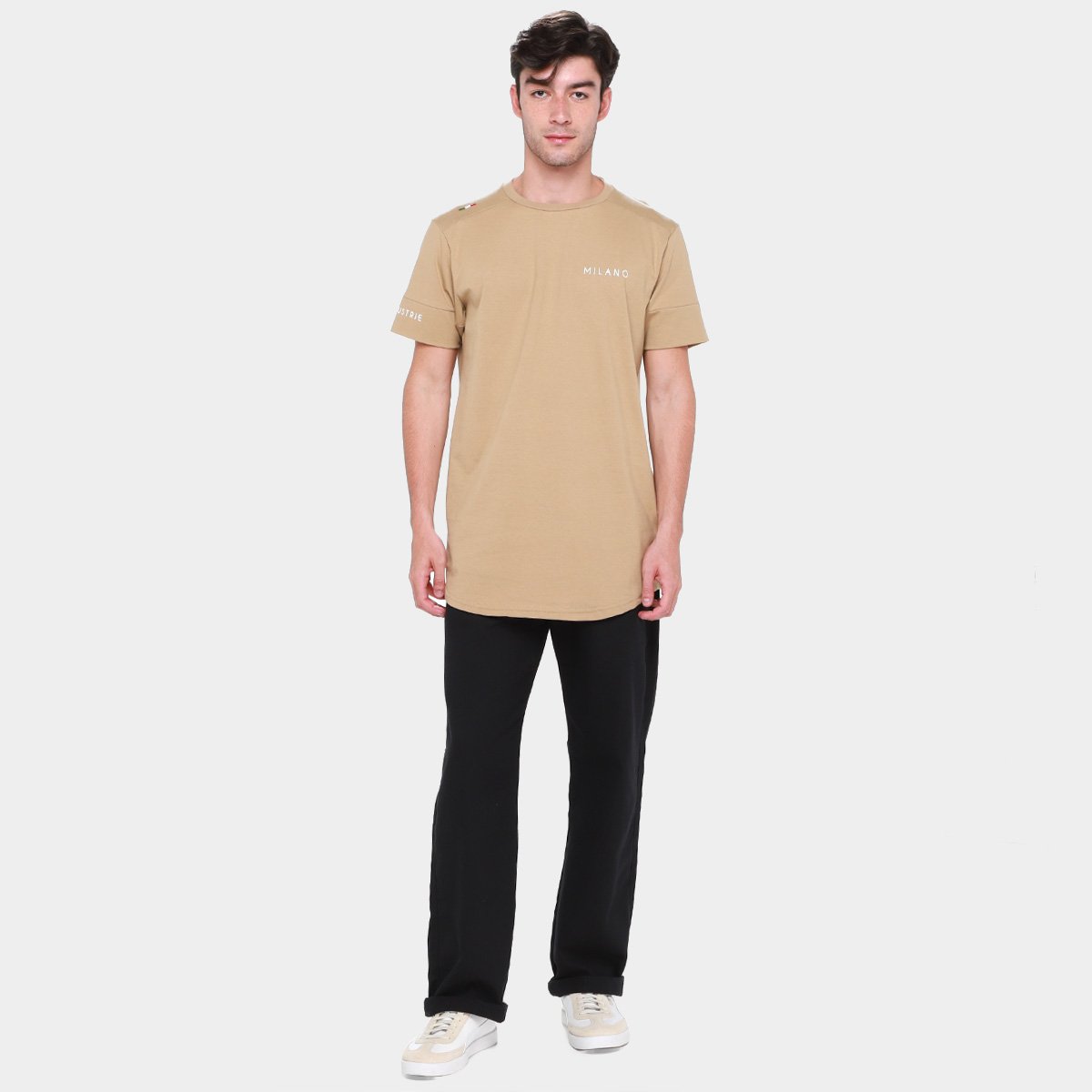 Kit Camiseta Industrie Casual Masculina - 2 peças - Tam: P - 5
