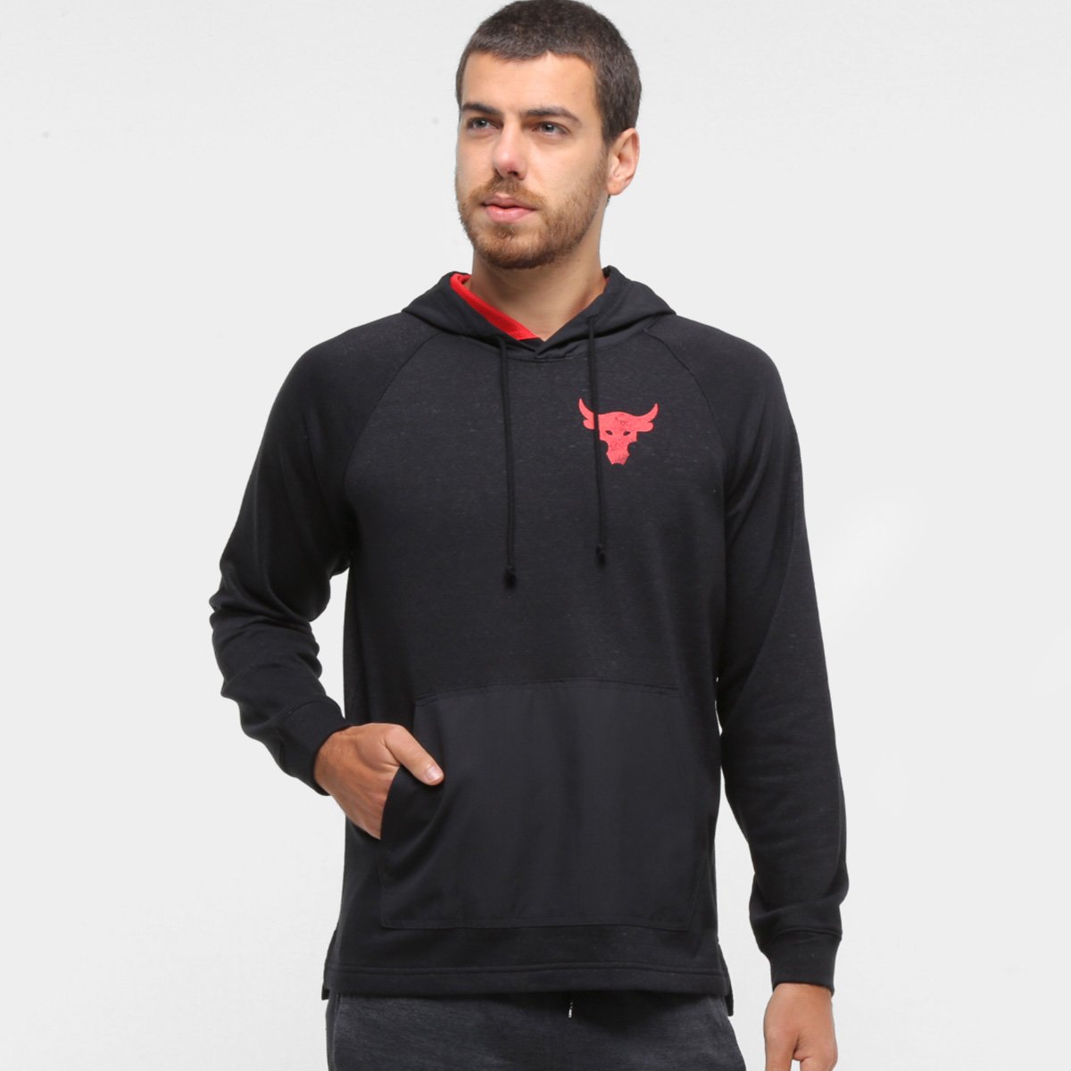 Moletom Under Armour Project Rock Canguru Masculino