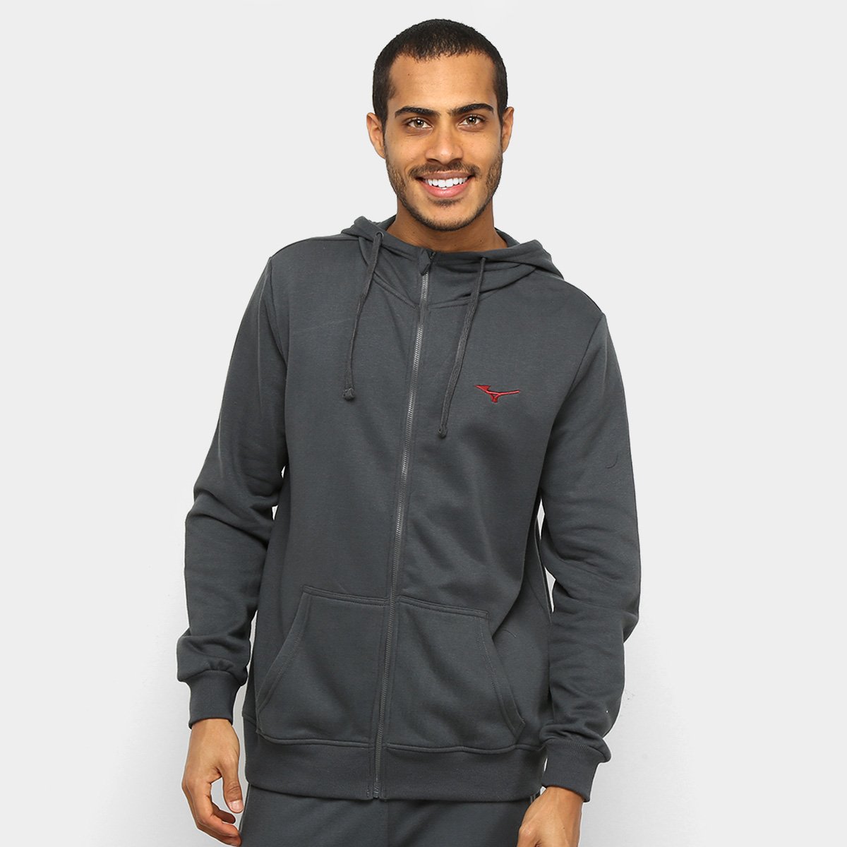 Moletom Mizuno Zipper Mzn Masculino