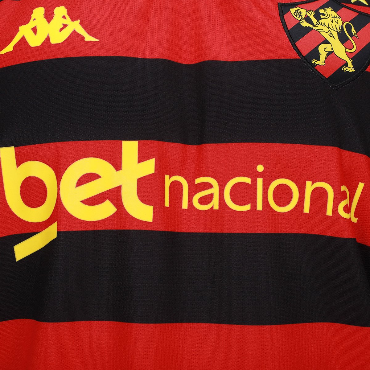 Camisa Sport Recife I 26/27 S/N Torcedor Kappa Masculina - Tam: G - 5