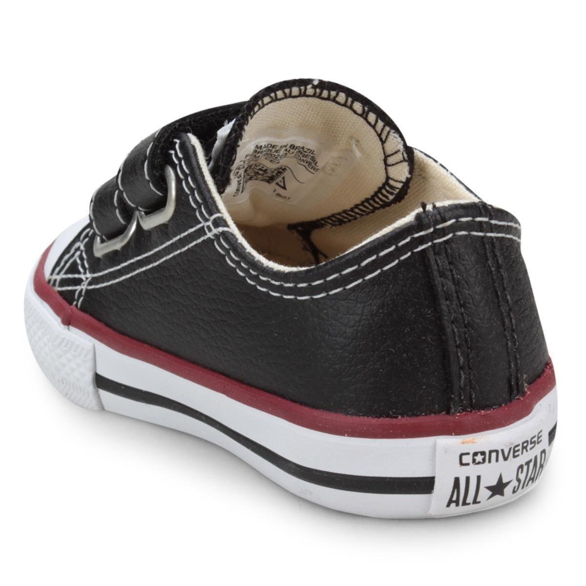 Tênis Infantil Couro Converse All Star Chuck Taylor 2V - Tam: 20 - 2
