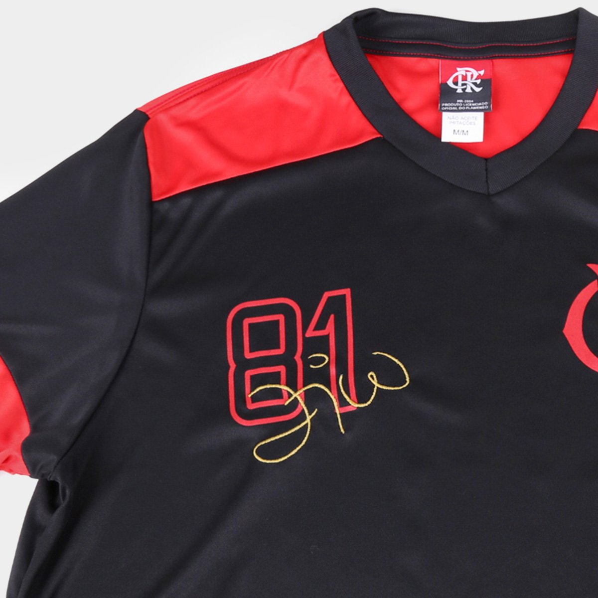 Camiseta Retrô Flamengo Nova Zico 10 Masculina - Tam: P - 3