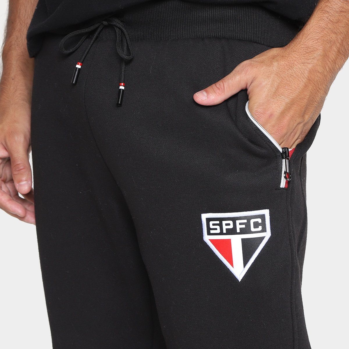 Calça Moletom São Paulo Masculina - Tam: P - 2