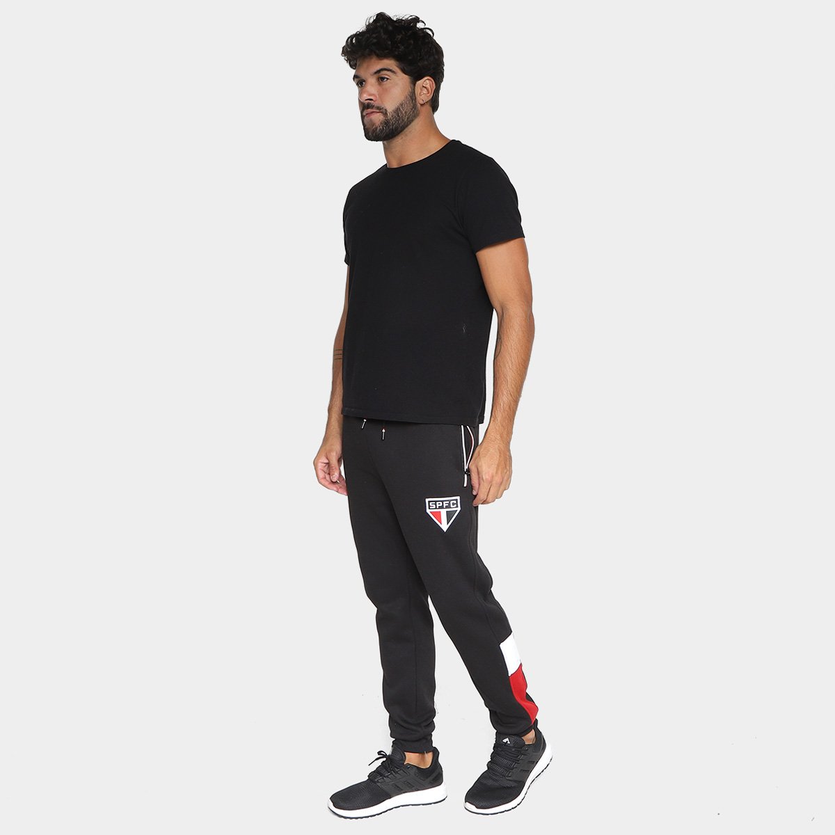 Calça Moletom São Paulo Masculina - Tam: P - 3