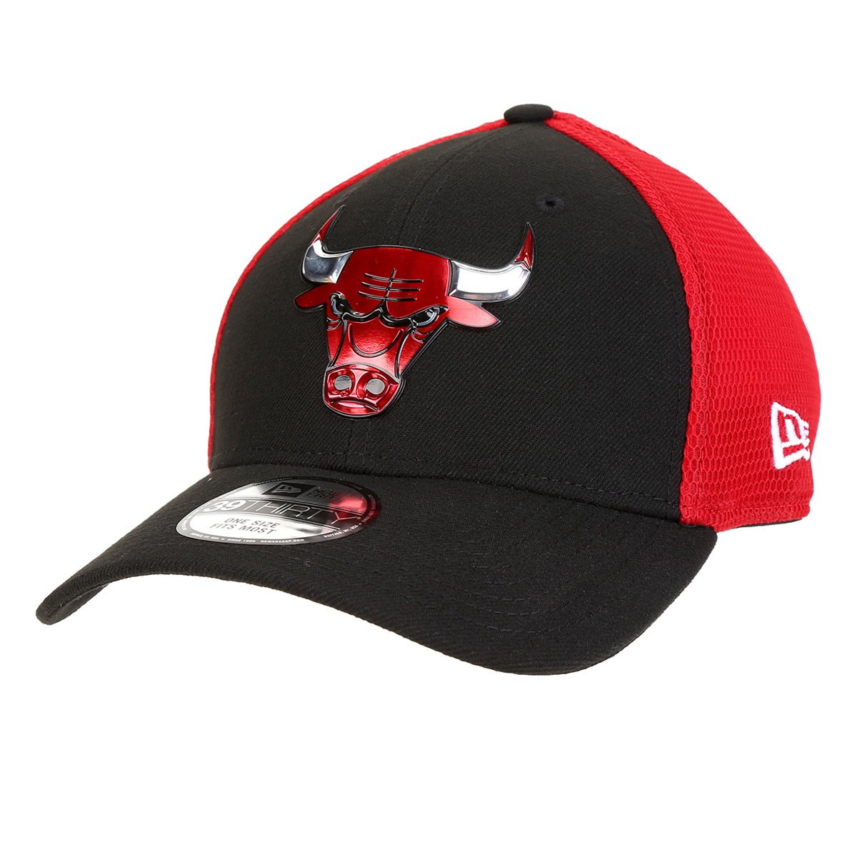 Boné New Era NBA Chicago Bulls Primary Aba Curva