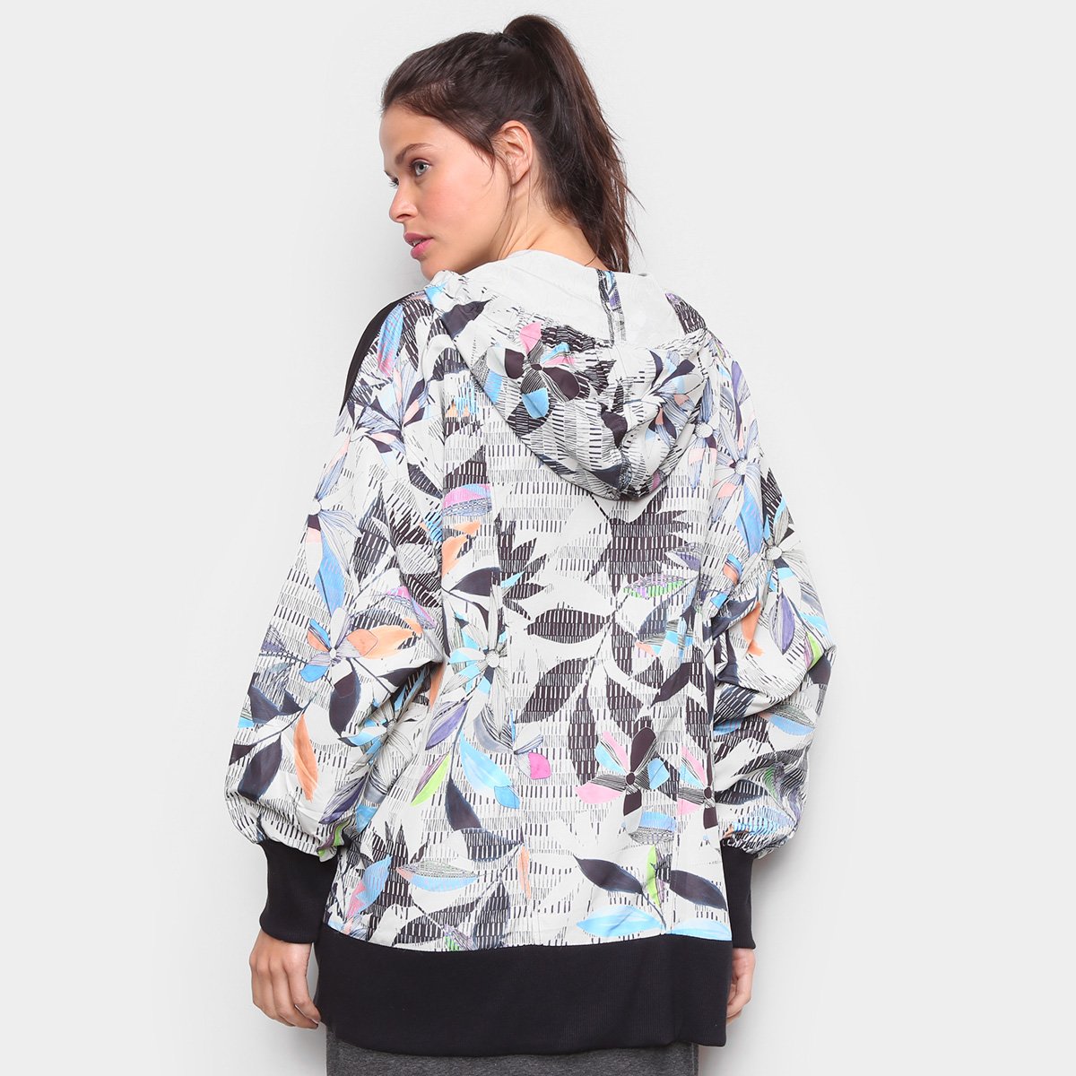 Jaqueta Colcci Estampada C/ Capuz Feminina - Tam: G - 1