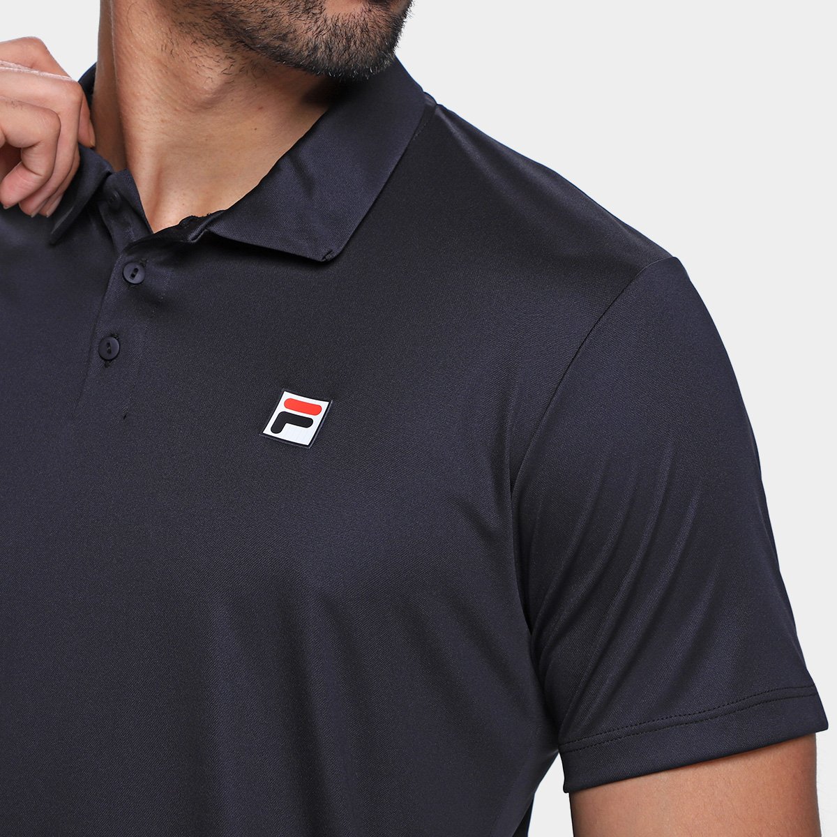 Camisa Polo Fila Player F-Box Masculina - Tam: P - 2
