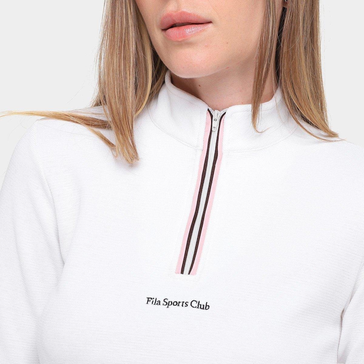 Camiseta Manga Longa Fila Sport Club Feminina - Tam: GG - 2