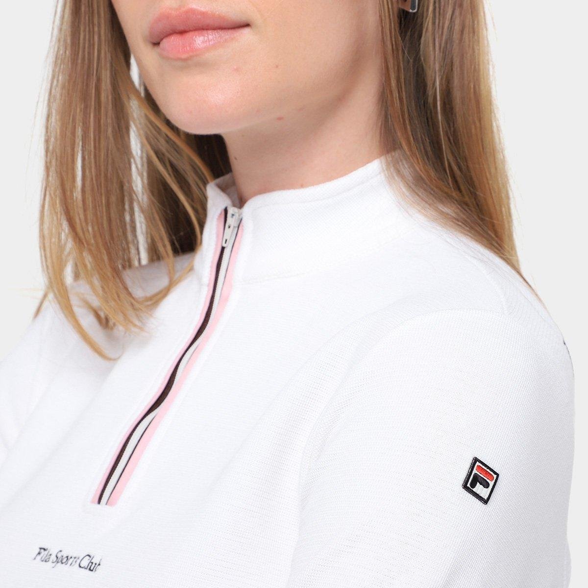 Camiseta Manga Longa Fila Sport Club Feminina - Tam: GG - 3