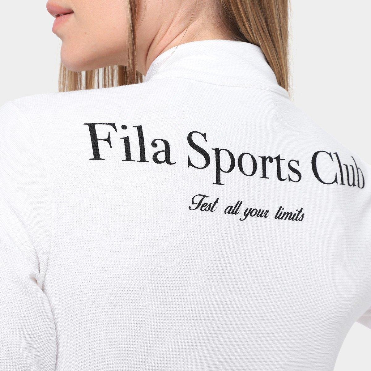 Camiseta Manga Longa Fila Sport Club Feminina - Tam: GG - 4