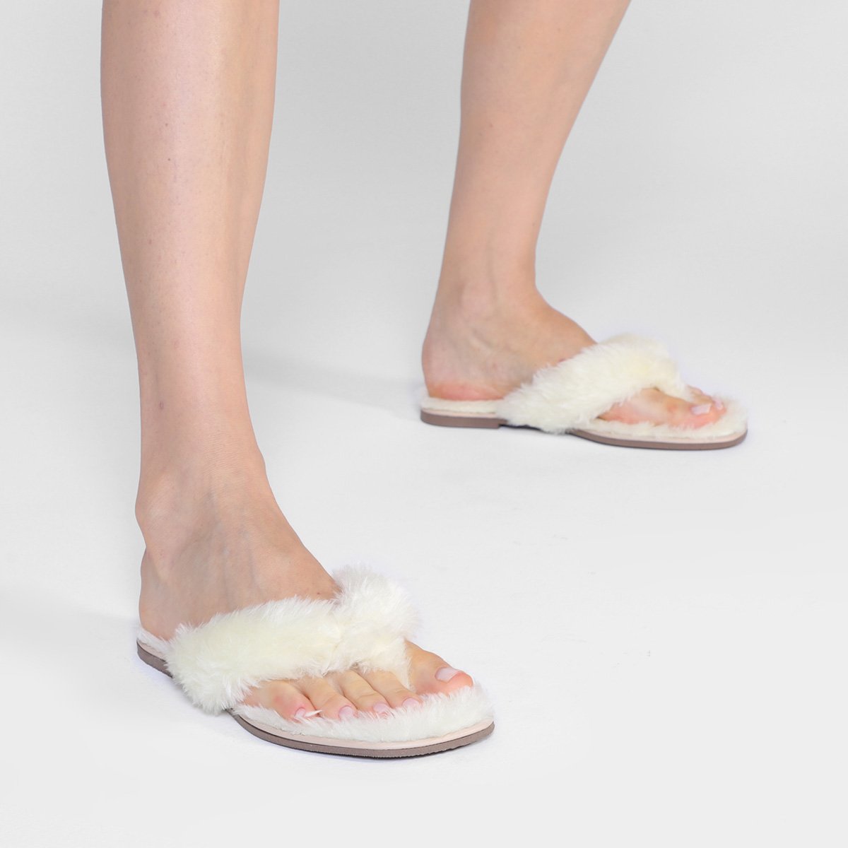 Rasteira Parabela Pelinho Feminina - Tam: 39 - 1