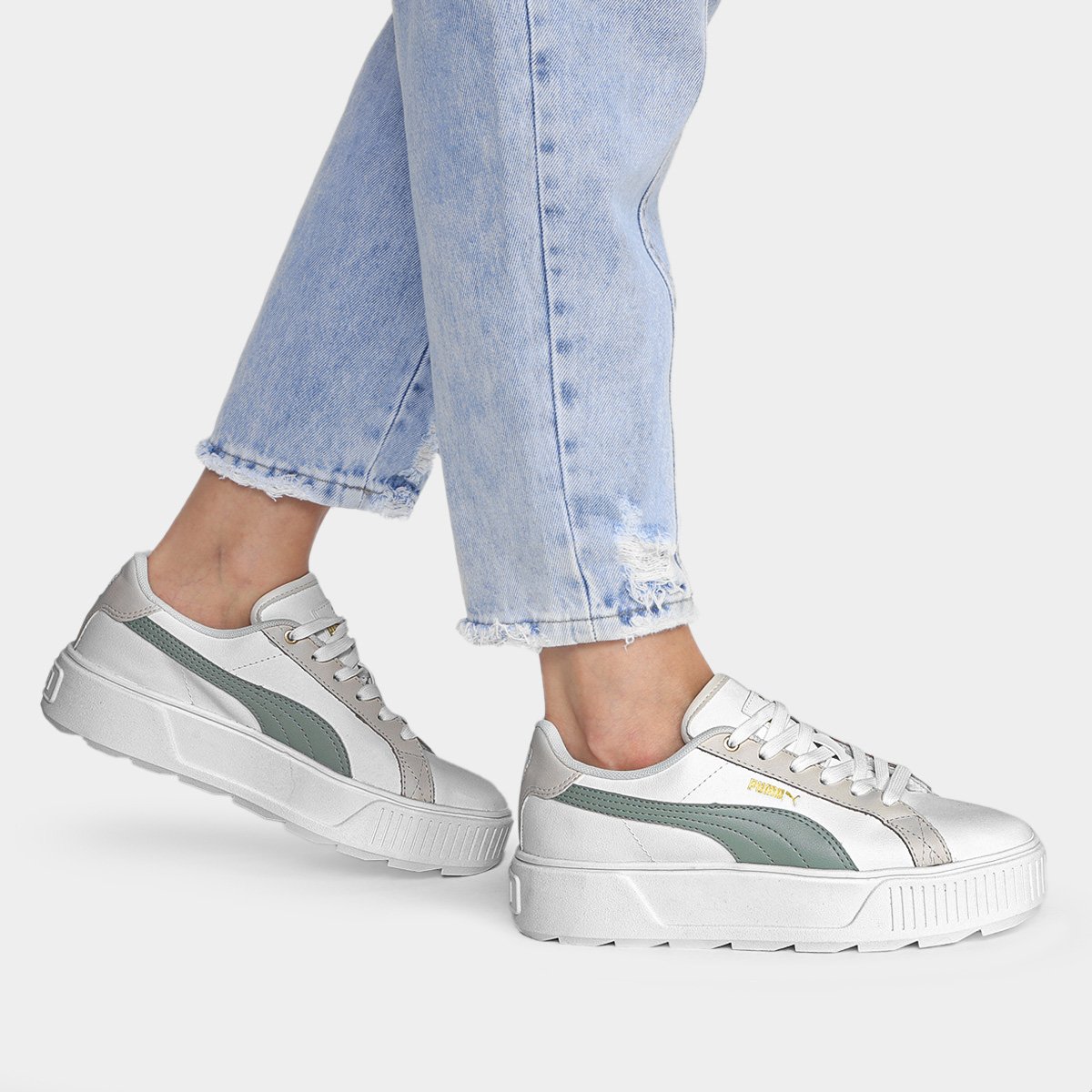 Tênis Couro Puma Karmen L BDP Feminino - Tam: 40 - 1