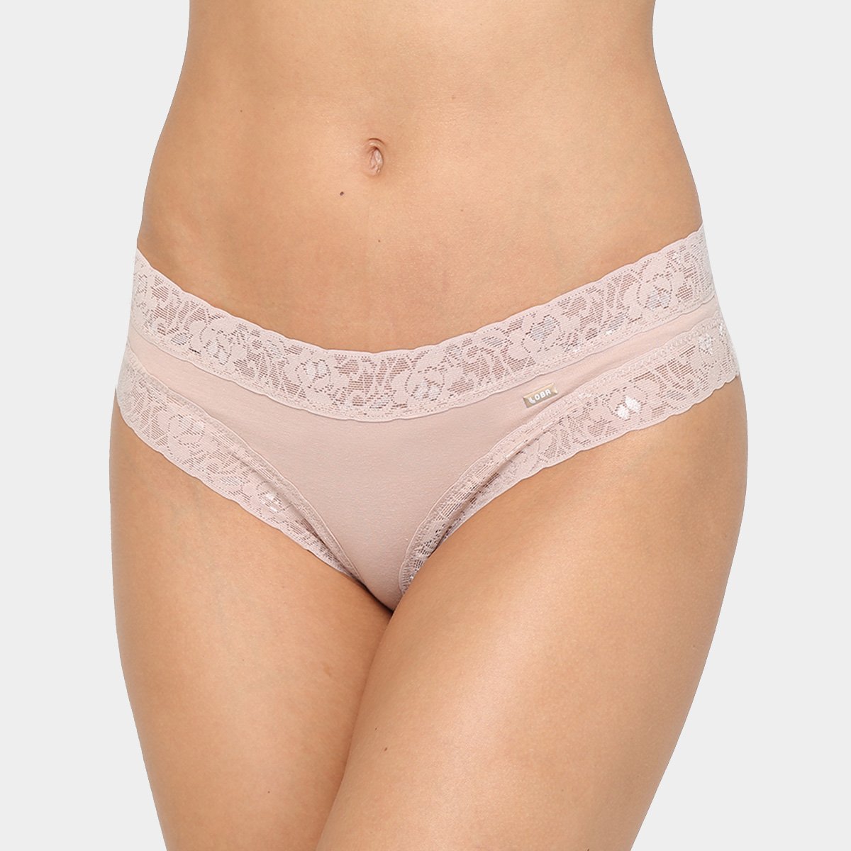 Calcinha Lupo Loba Cotton Com Renda