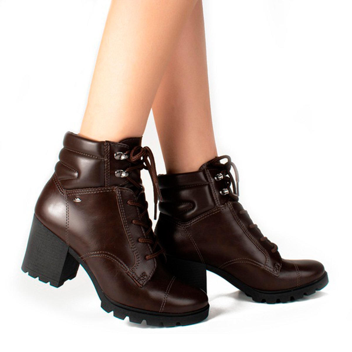 Bota Coturno Dakota Salto Alto Tratorada Feminina - Tam: 35 - 1