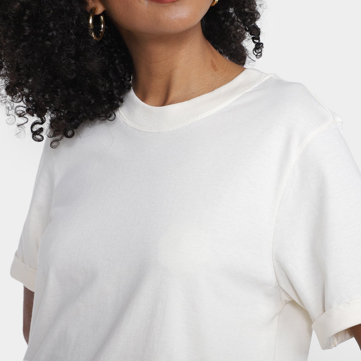 Camiseta Básica Hering Casual Feminina - Tam: M - 2