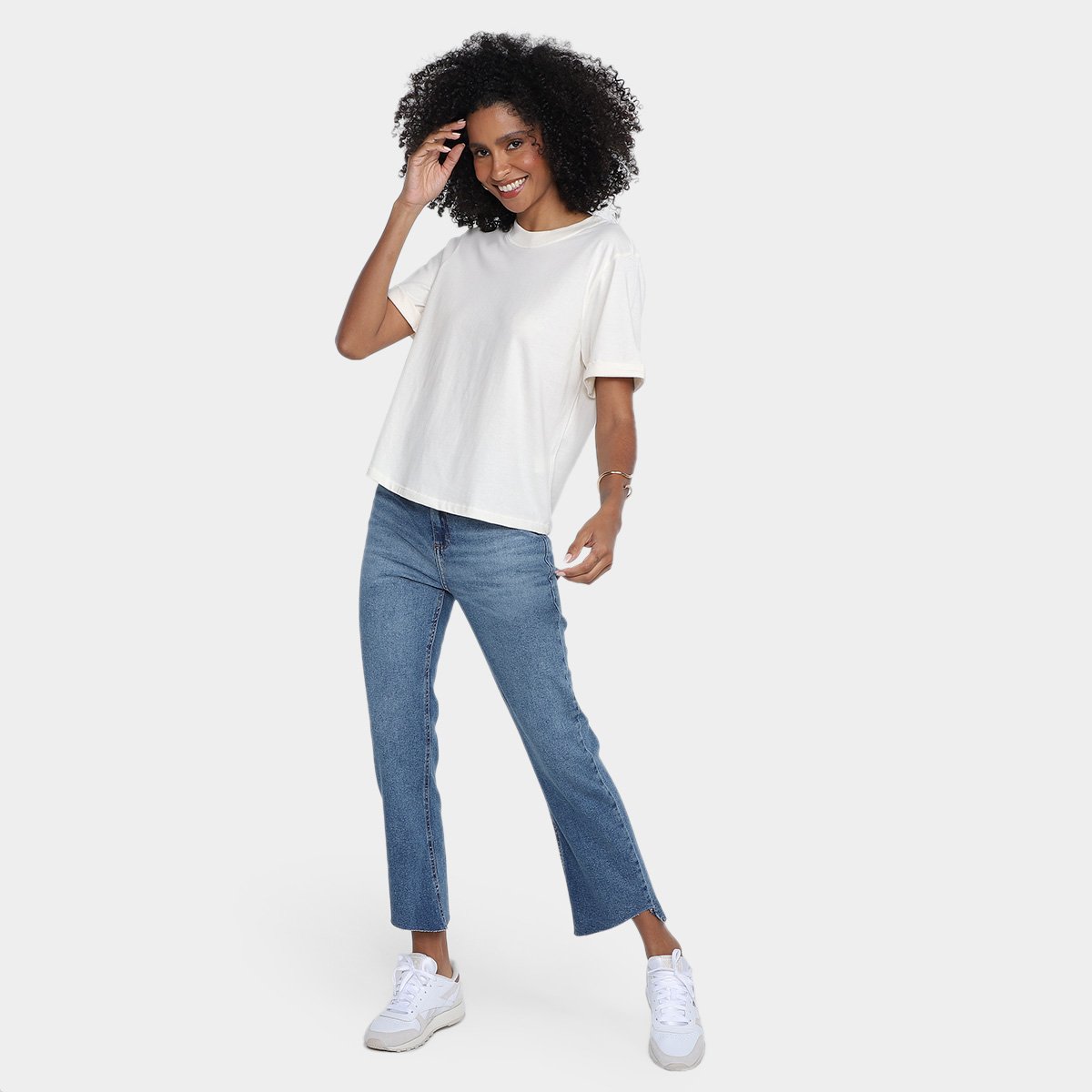 Camiseta Básica Hering Casual Feminina - Tam: M - 3