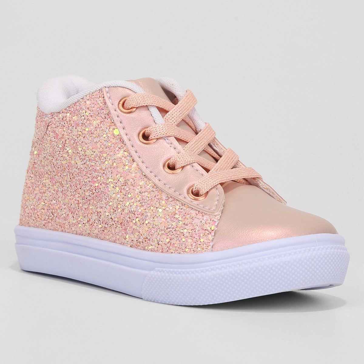 Tênis Infantil Kurz Glitter Cano Médio Menina - Tam: 22 - 1