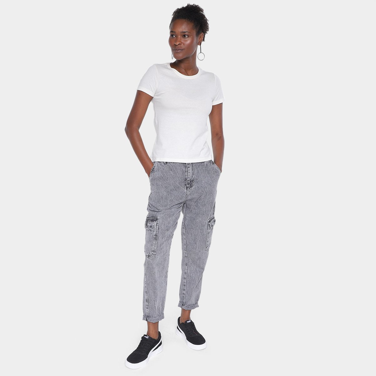 Camiseta Hering Básica Feminina - Tam: P - 3