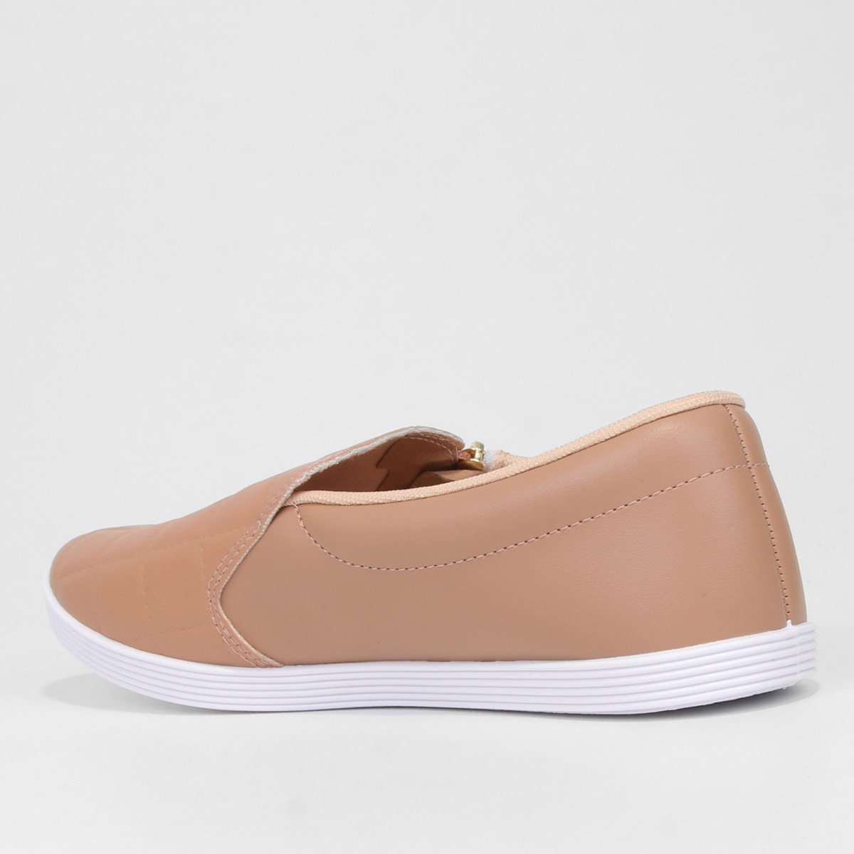 Tênis Slip On Beira Rio Zíper Feminino - Tam: 34 - 4