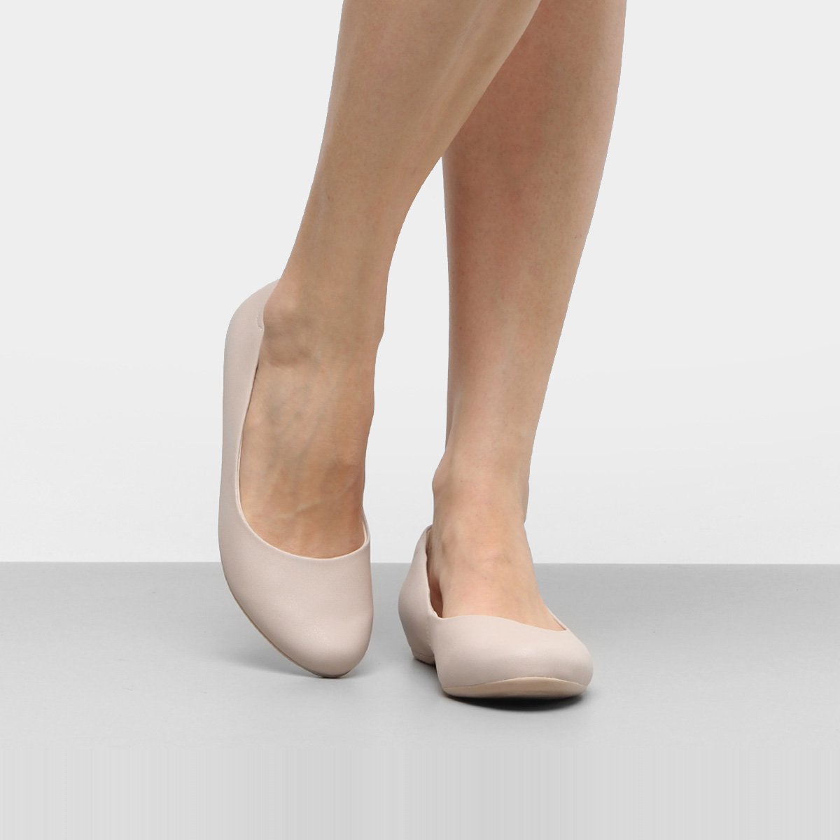 sapatilha comfortflex salto embutido