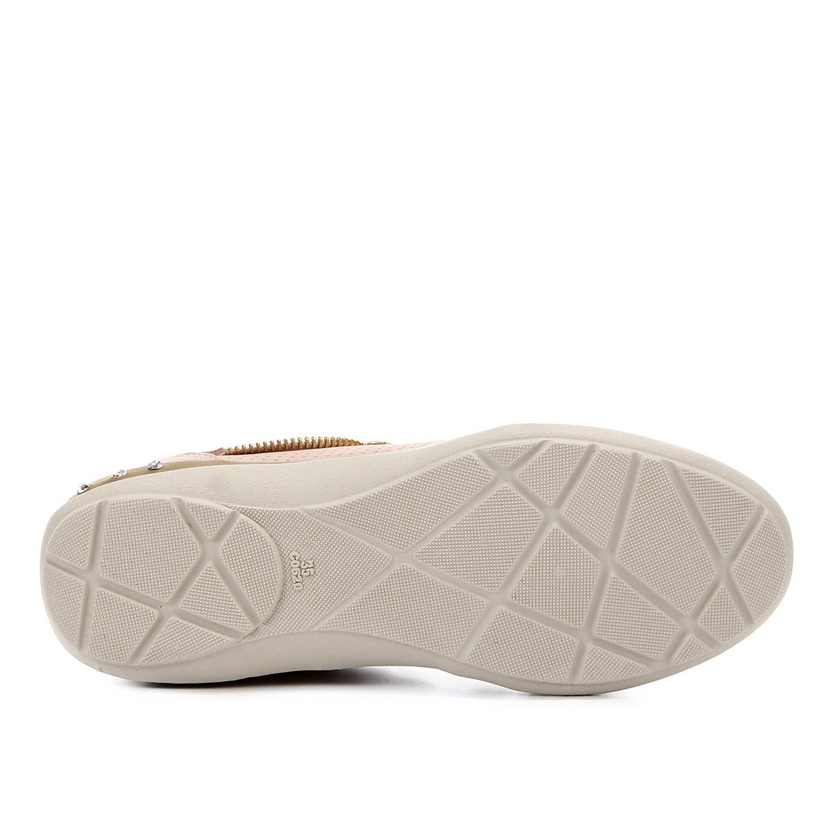 tenis kolosh ziper strass