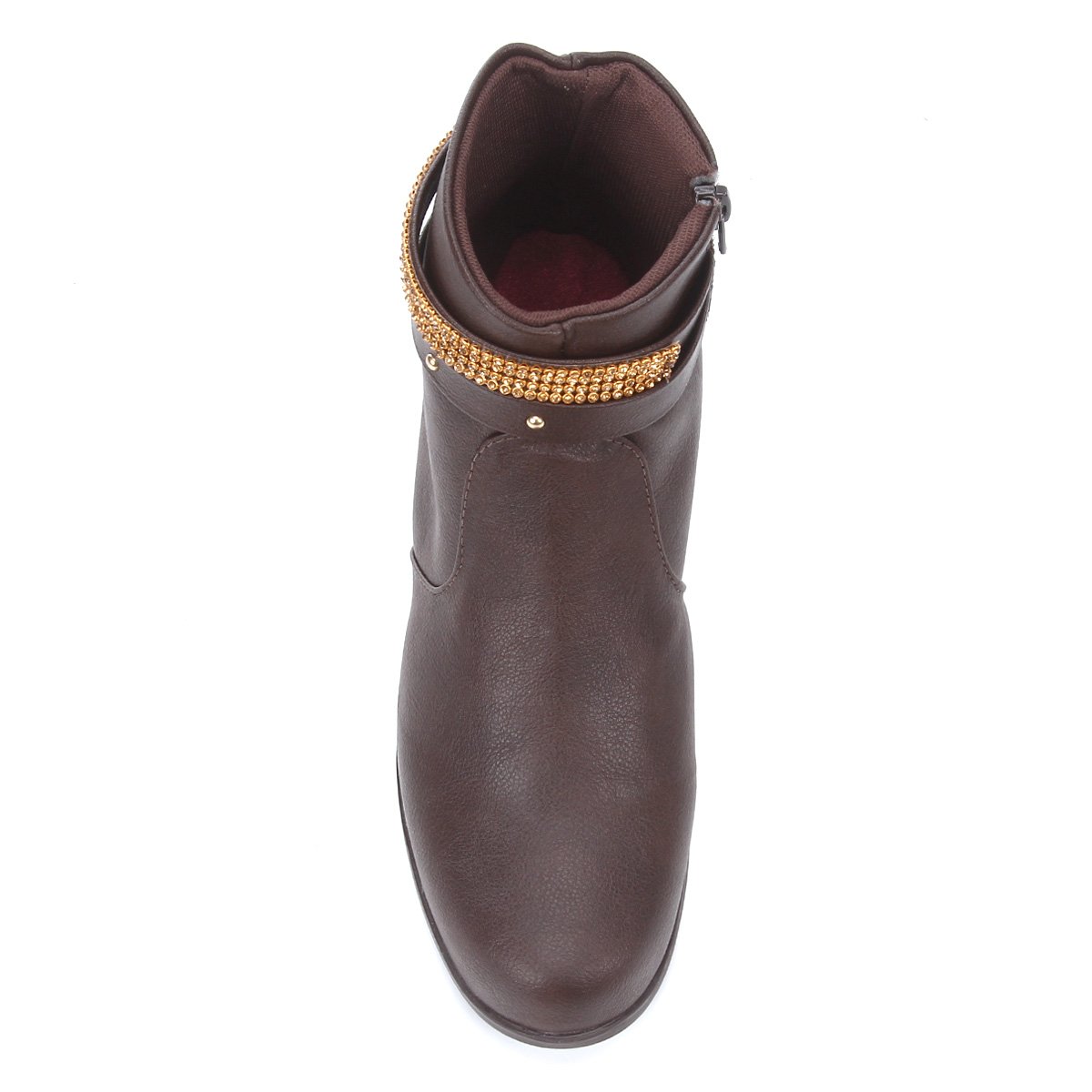 Bota Cano Baixo Look Fashion Multi Tiras Feminina - Tam: 34 - 2