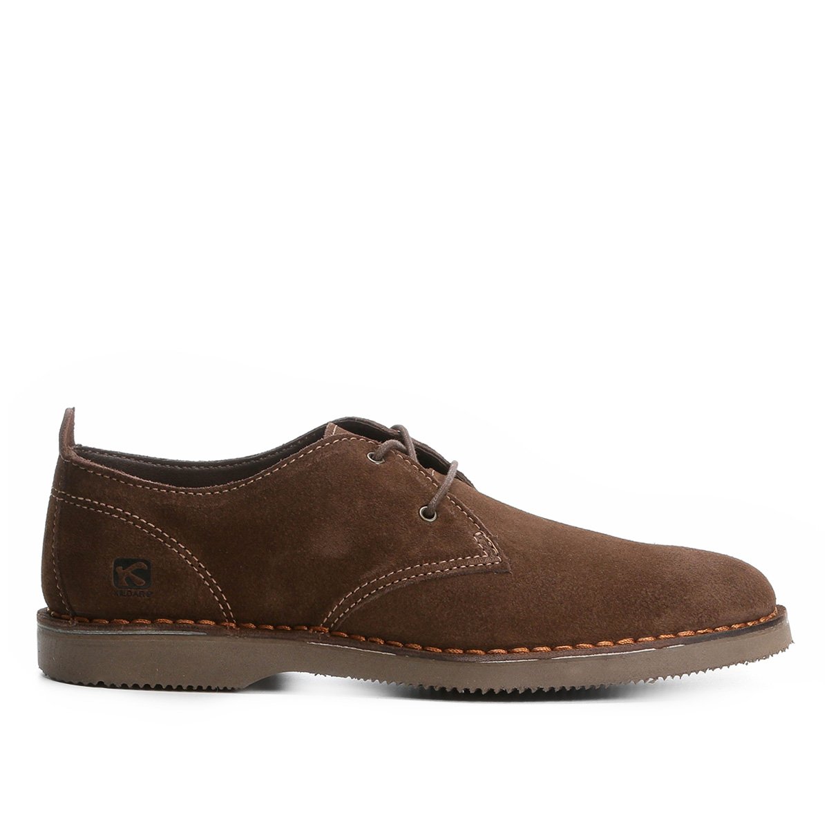 sapato casual couro kildare camurça masculino