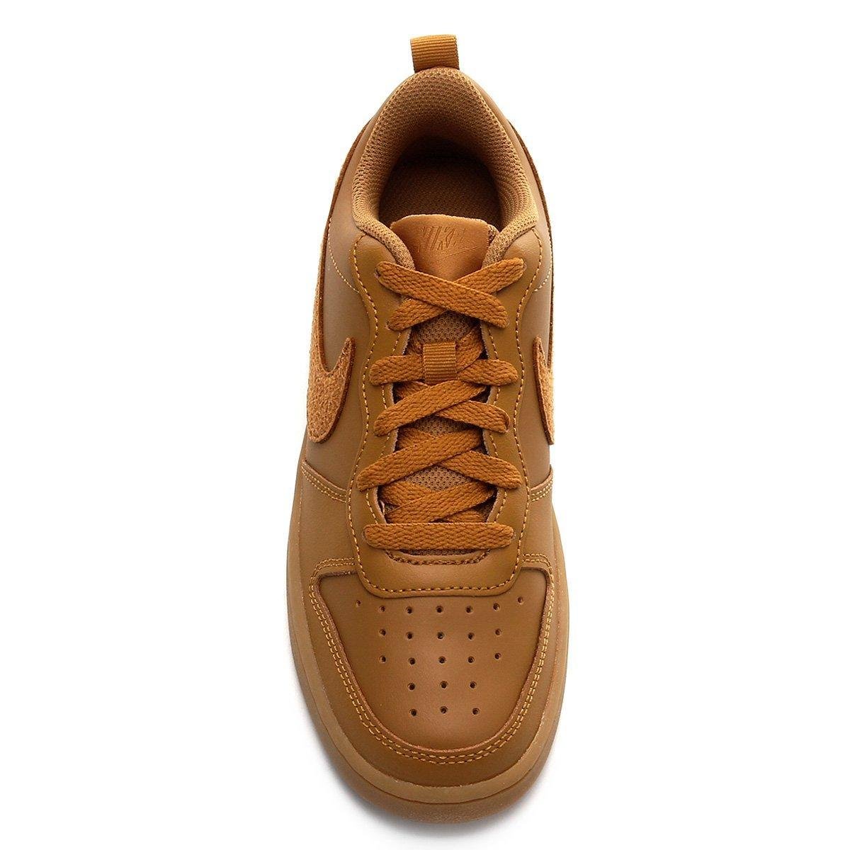 nike couro marrom