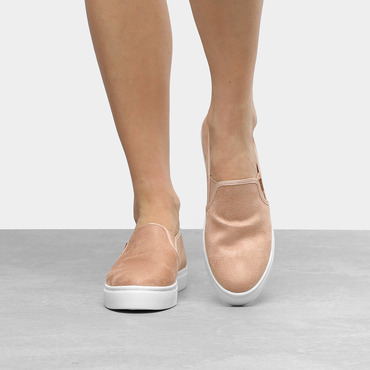 Slip On Anacapri Camurça Liso Feminino - Tam: 34 - 5