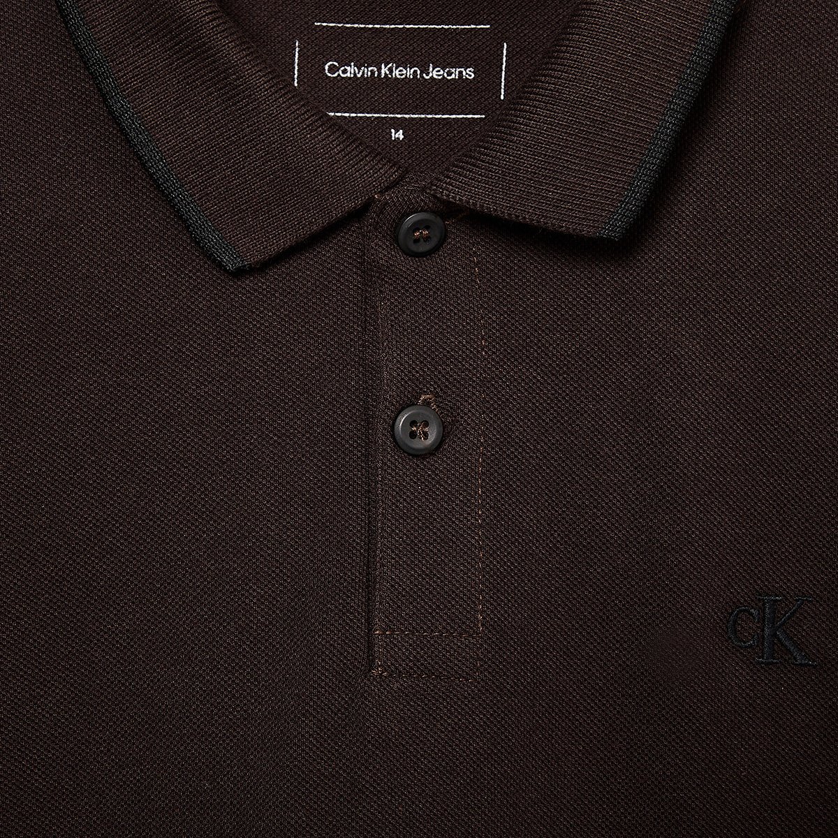 Camisa Polo Infantil Calvin Klein Menino - Tam: 16A - 1