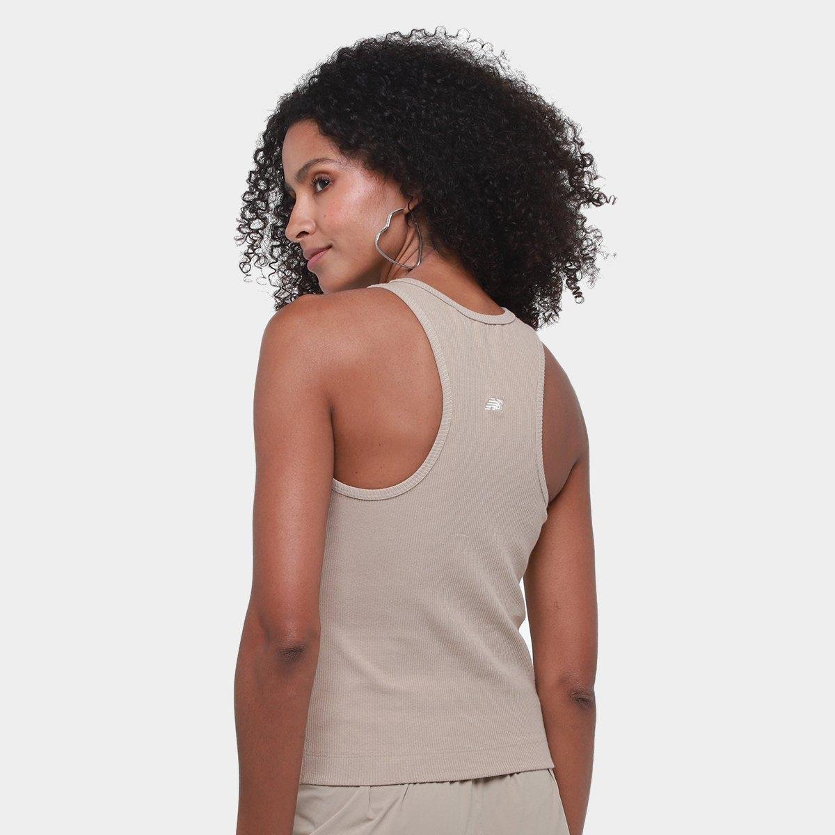 Regata New Balance Canelada Small Logo Feminina - Tam: M - 1