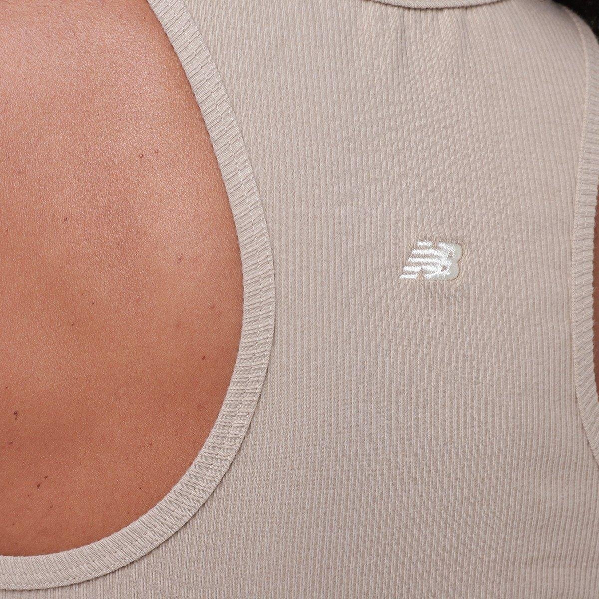 Regata New Balance Canelada Small Logo Feminina - Tam: M - 2