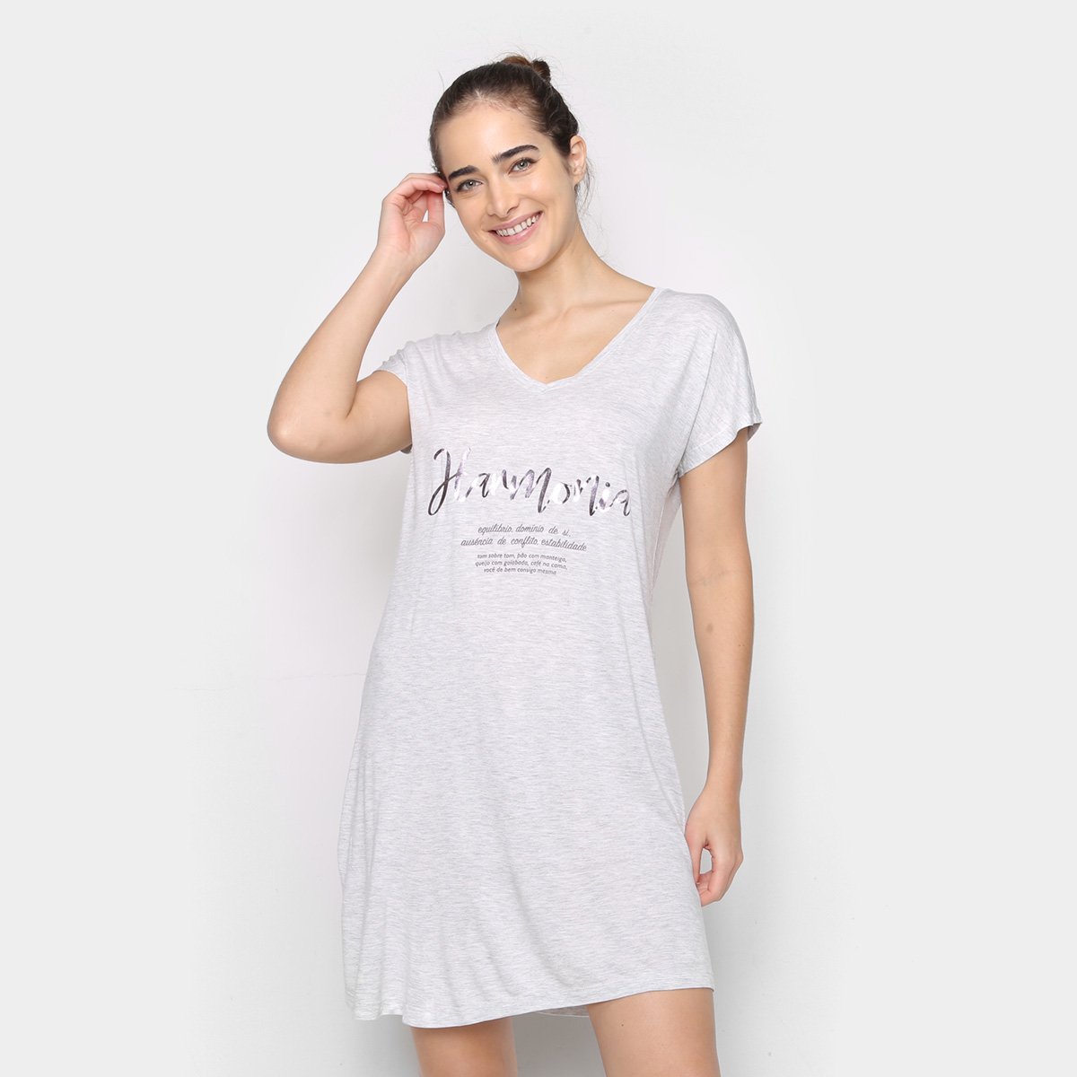Camisola Hering Básica Manga Curta Feminina