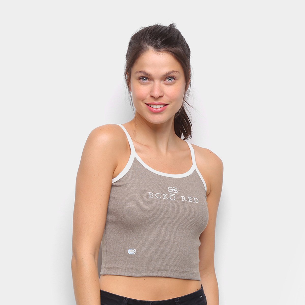 Regata Ecko Cropped Estampada Feminina