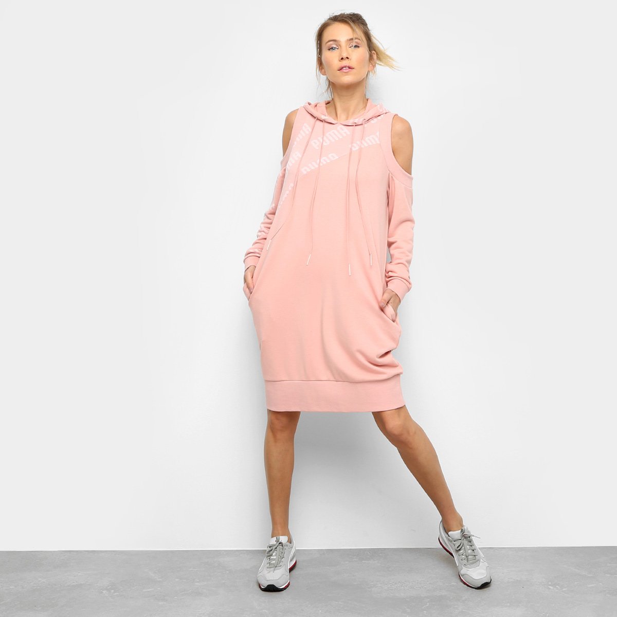 Vestido Puma En Pointe Capuz Feminino