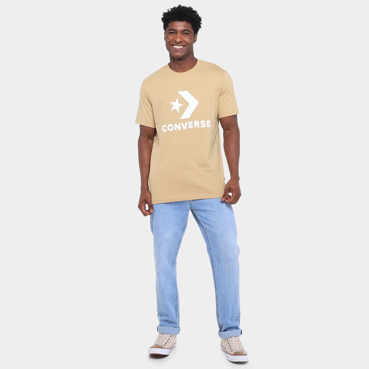 Camiseta Converse Go-To Star Chev Masculina - Tam: M - 4